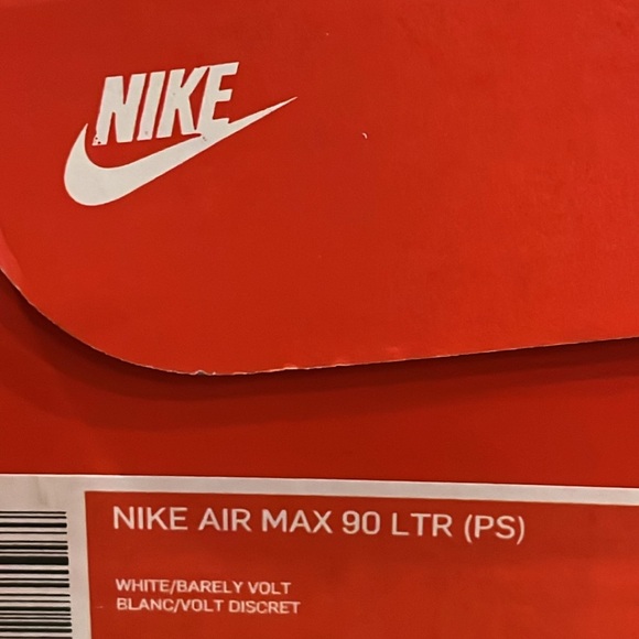 Nike Air Max 90 LTR PS Shoes Sneakers new CD6867 124 Youth Boys or Girls Sizes